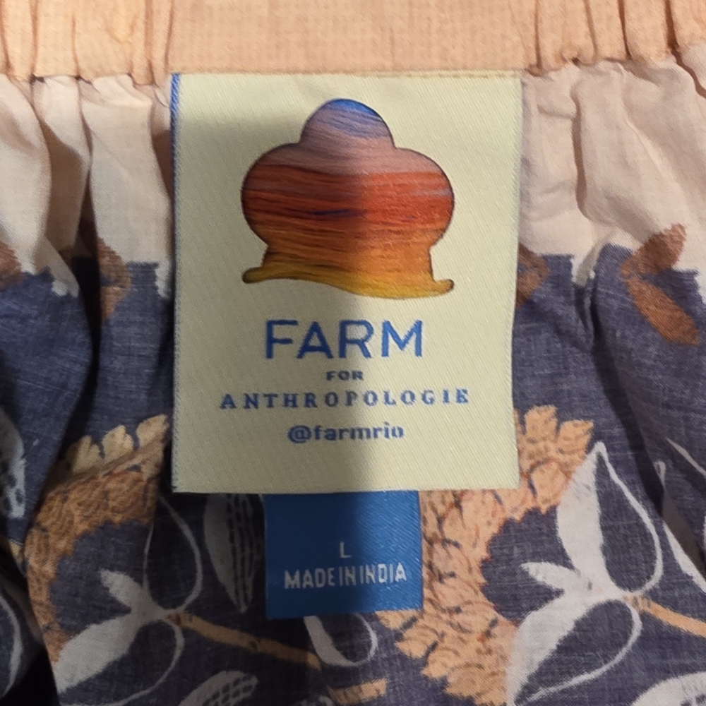 Farm Rio Off Shoulders Blouse Size Large - Picture 5 of 5